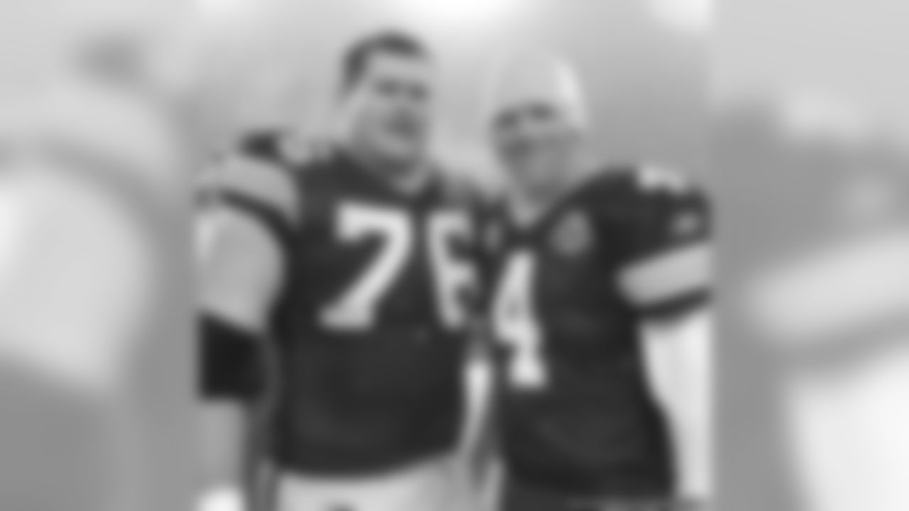 Chad Clifton and Brett Favre