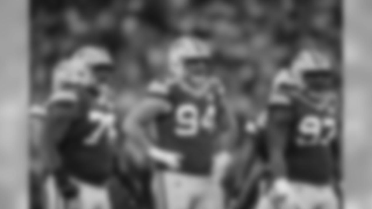 Green Bay Packers against the San Francisco 49ers during Monday night's game at Lambeau Field.