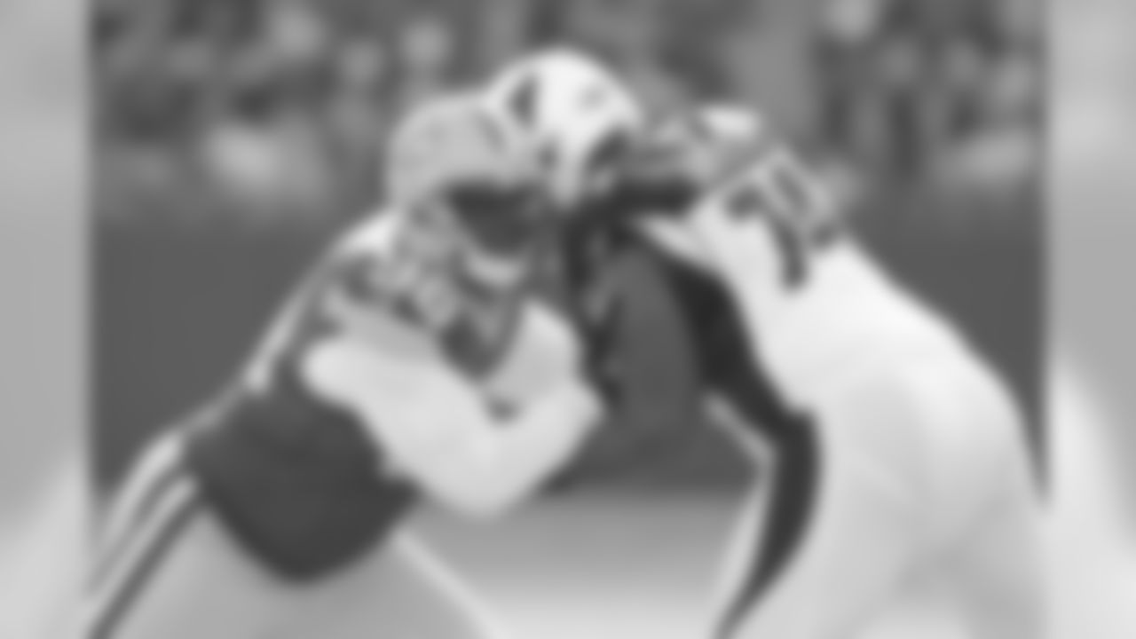 Defensive end C.J. Wilson is a run-stuffing specialist in the Pickett mold.