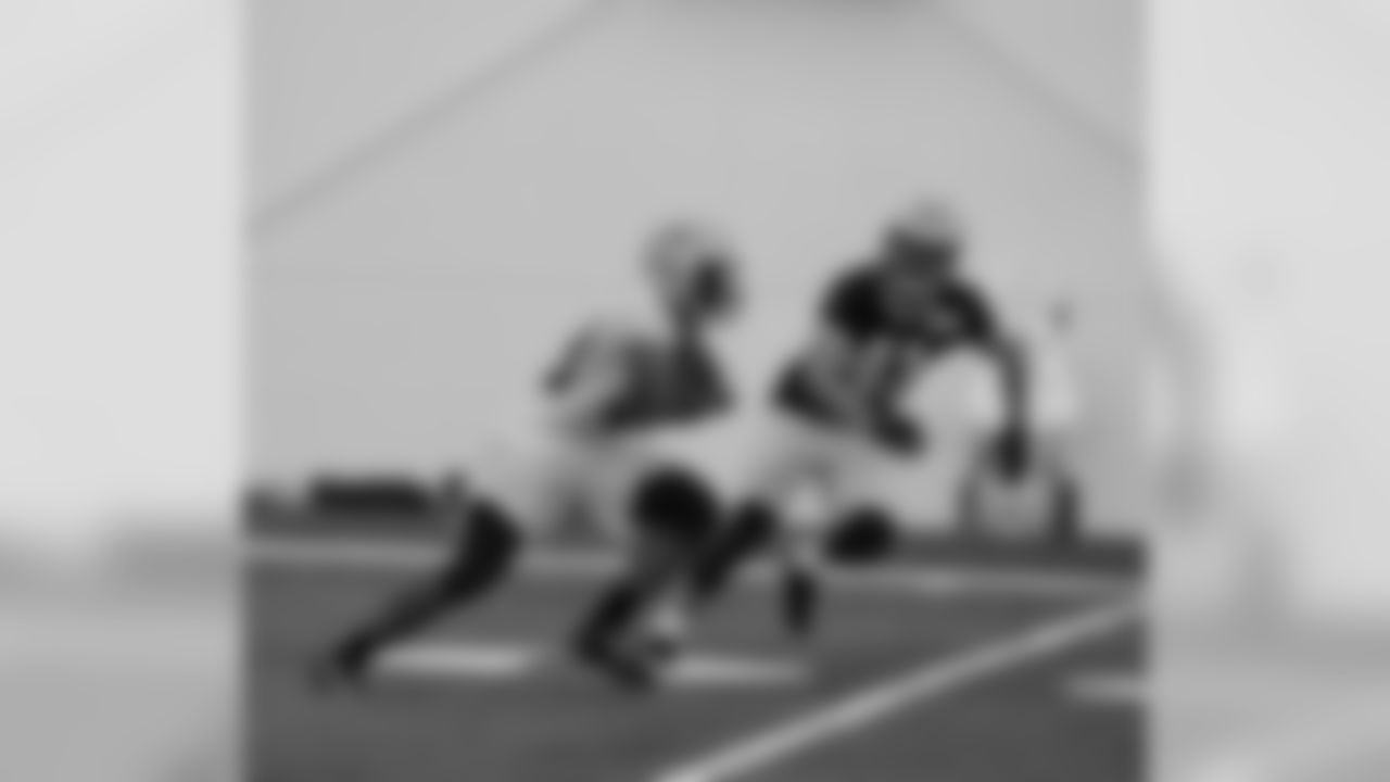 RB John Crockett (#38), DB Kyle Sebetic (#41)