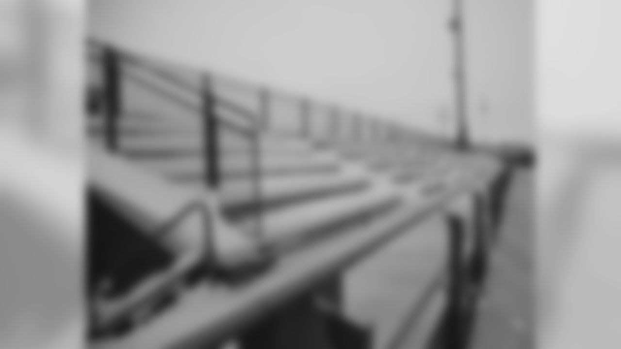 Packers Practice Outside At Nitschke Field