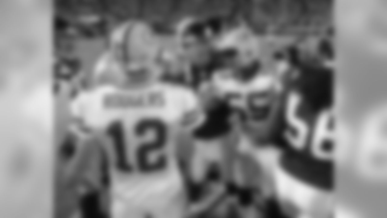Aaron Rodgers, Brett Favre, Desmond Bishop