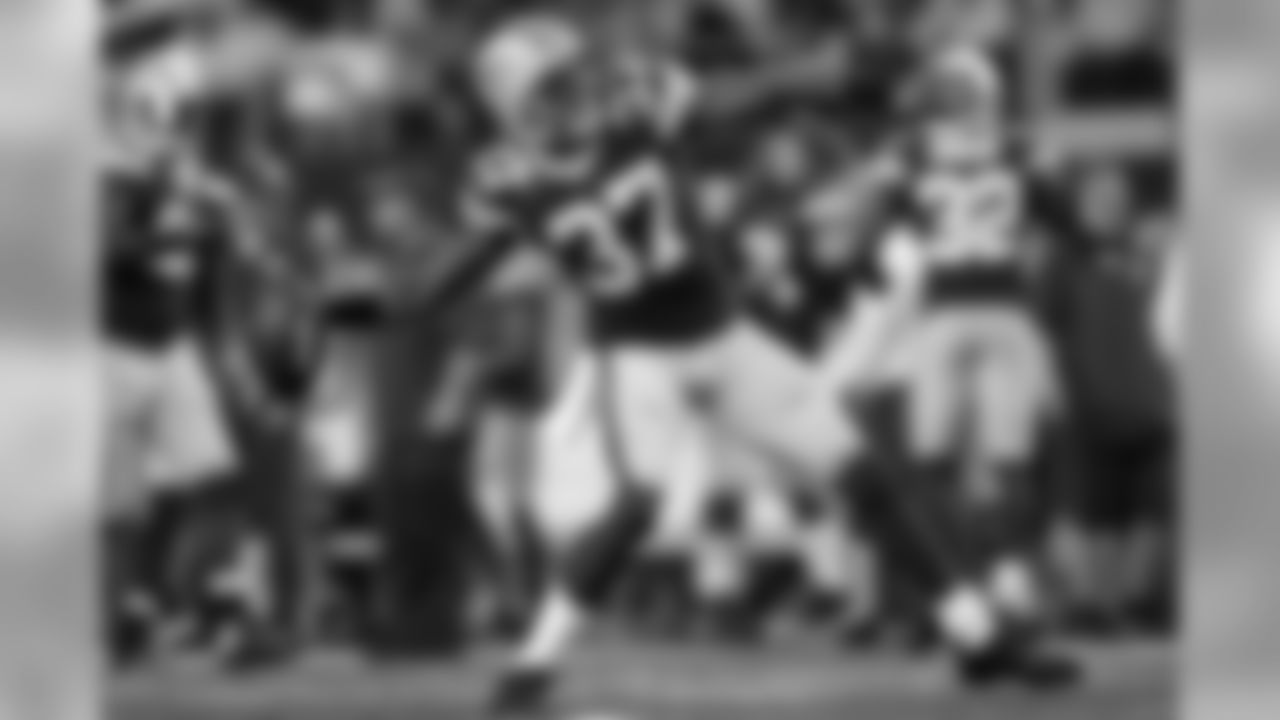 Dec. 15, 2013 - The cornerbacks duo of Sam Shields and Tramon Williams combined for 14 tackles, and they each had an interception of Dallas QB Tony Romo in the last three minutes of the game. Shields' pick, his third of the season, gave the Packers the ball at midfield, down 36-31 with 2:46 left, and set up the go-ahead TD drive.