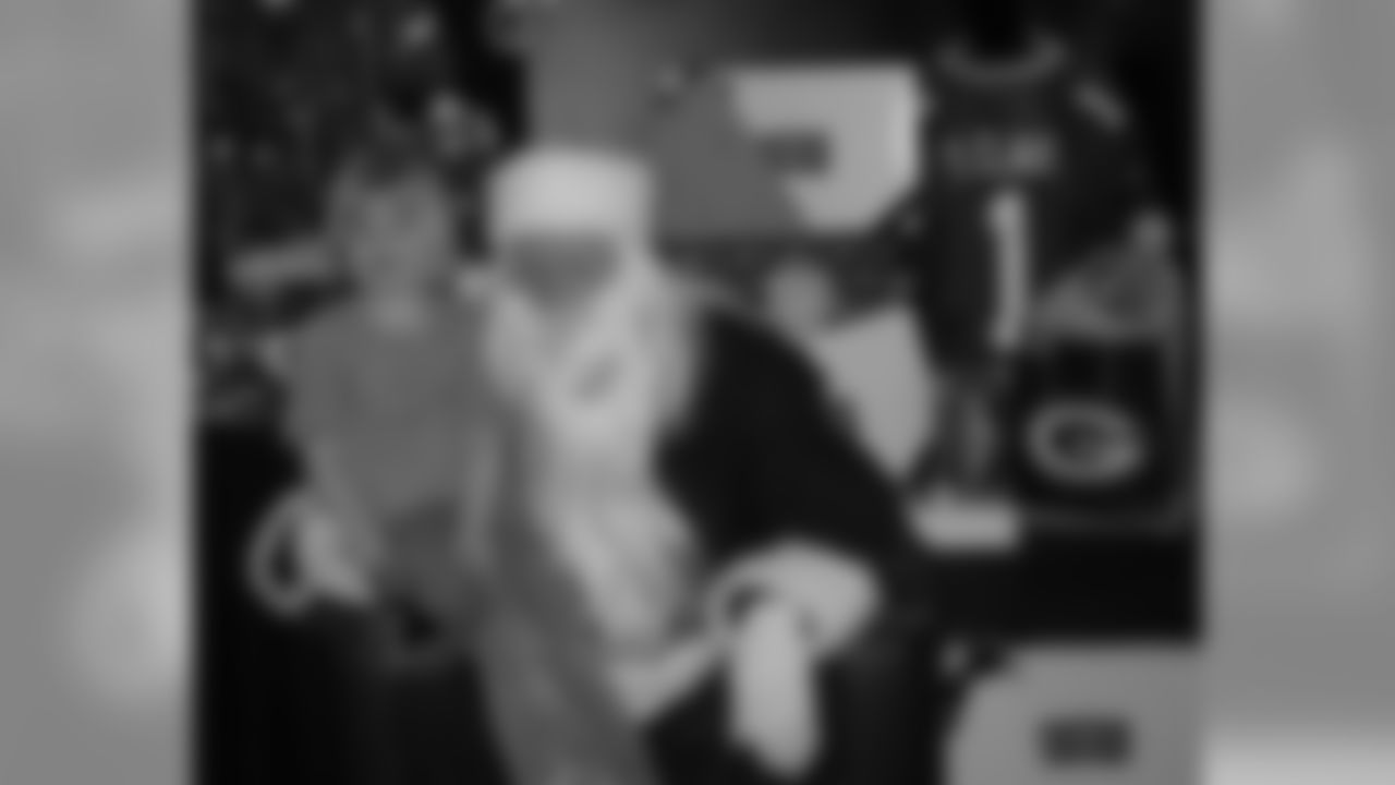 Santa Clause Visits The Packers Pro Shop