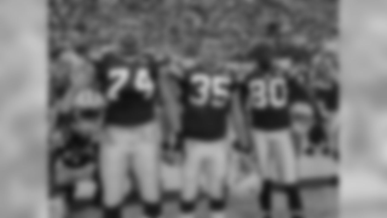 Captains Aaron Kampman, Korey Hall and Donald Driver