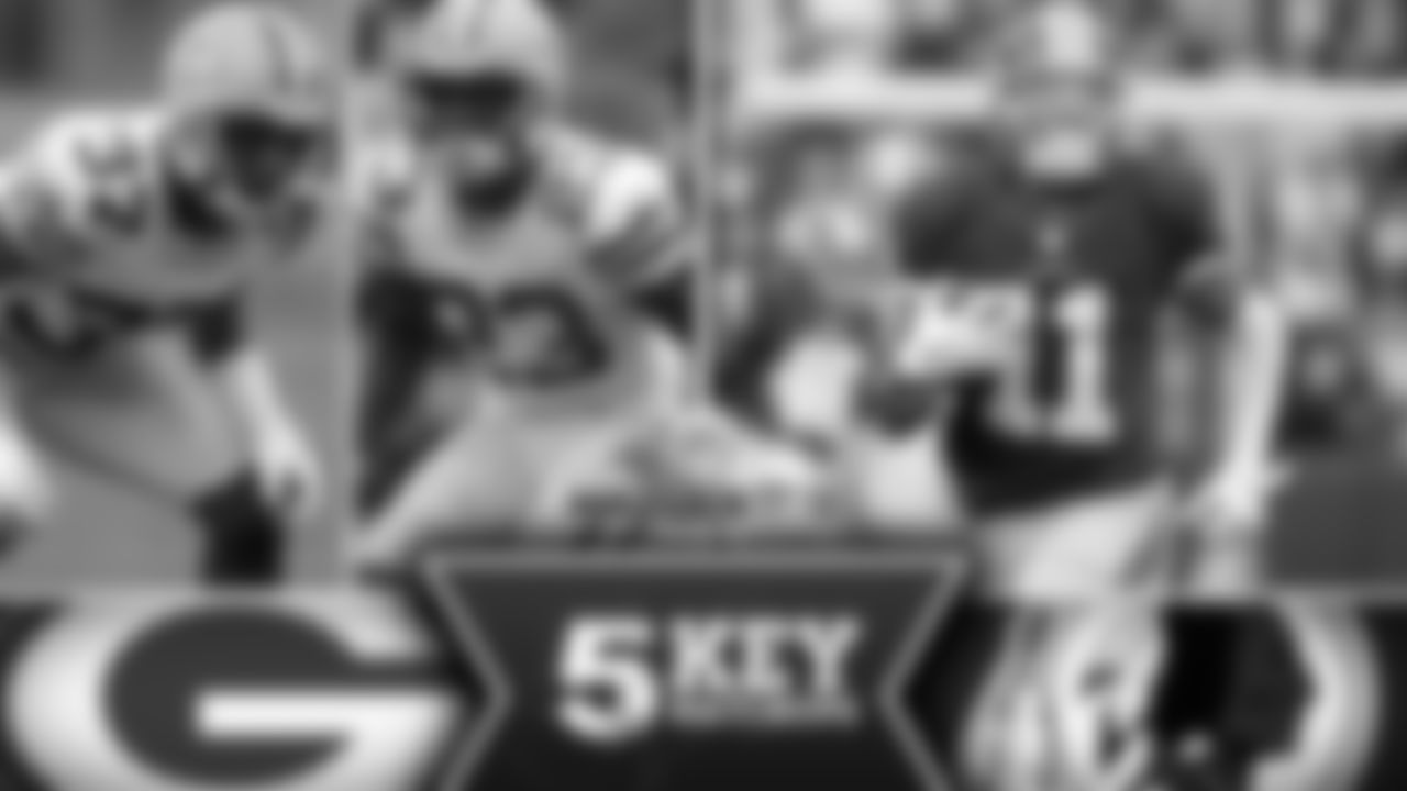 Sam Shields or Damarious Randall vs. DeSean Jackson – If Shields gets cleared from the concussion protocol, he'll be back after missing three games. As the Packers' fastest corner, he's the logical matchup with Washington's speedy deep threat. Jackson has a healthy 17.6-yard average per reception, and he and Shields know each other from Jackson's Philadelphia days. The odds don't look good for Shields, though, and without him, the assignment likely goes to the rookie Randall, who has taken on major challenges already in his first season.