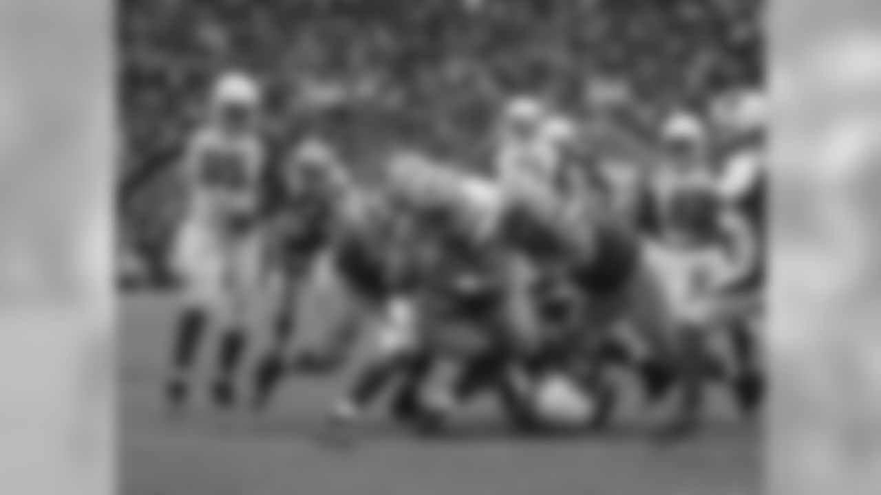 Green Bay Packers against the Arizona Cardinals during Sunday's game at Lambeau Field.