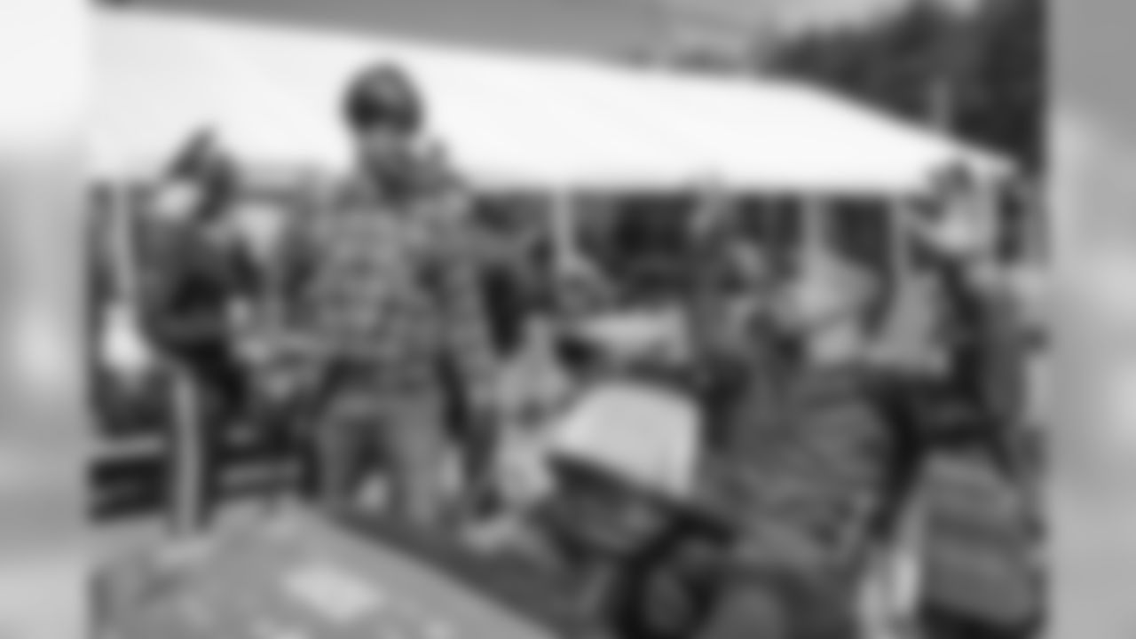 Green Bay Packers go paintballing in Suamico on Thursday, June 13, 2019.