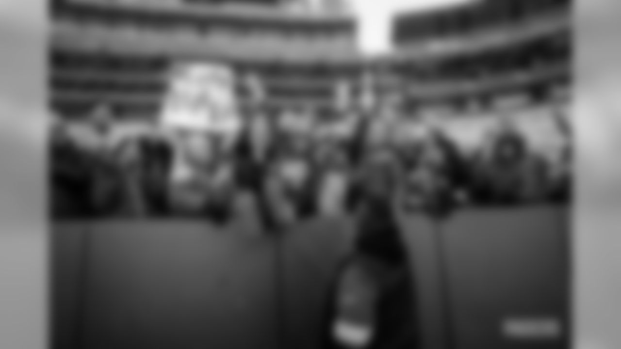 29 Packers fans attempt a Lambeau Leap at Lambeau Field on Saturday, Feb.29.