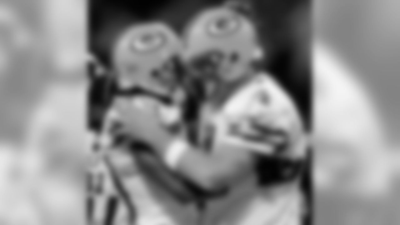 Brett Favre and Donald Driver