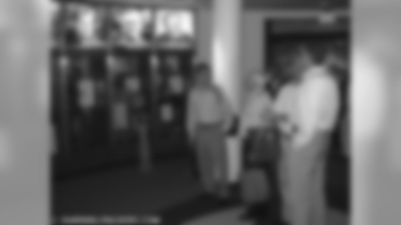 NFL Commissioner Paul Tagliabue Visits Packers Hall Of Fame