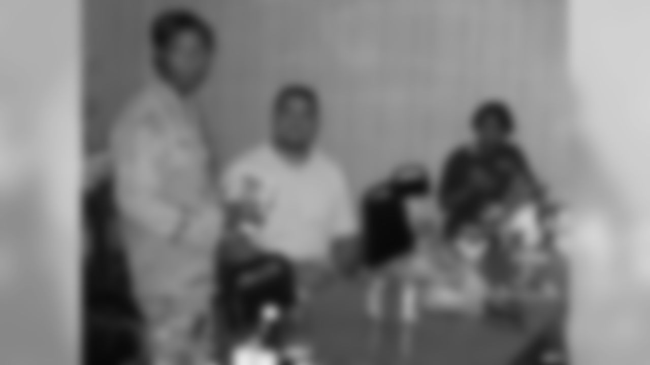 Rivera Visits Troops In Middle East