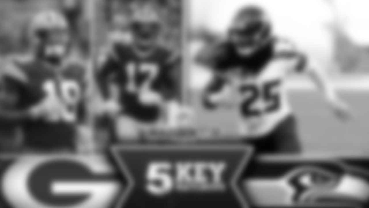Packers receivers vs. Richard Sherman – Sherman is no longer lining up exclusively as a left cornerback, as he did in Week 1 last season. He'll play outside or in the slot, so it could be any one of Green Bay's top receivers – Davante Adams, Randall Cobb or James Jones – across from him on any given snap. Without safety Kam Chancellor in Seattle's secondary, Sherman's already high profile rises even higher on that unit.