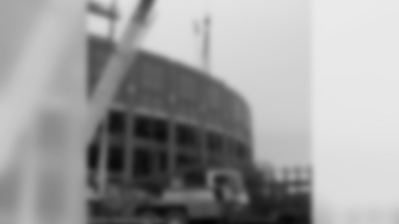 Tree In Place For Festival Of Lights At Lambeau Field