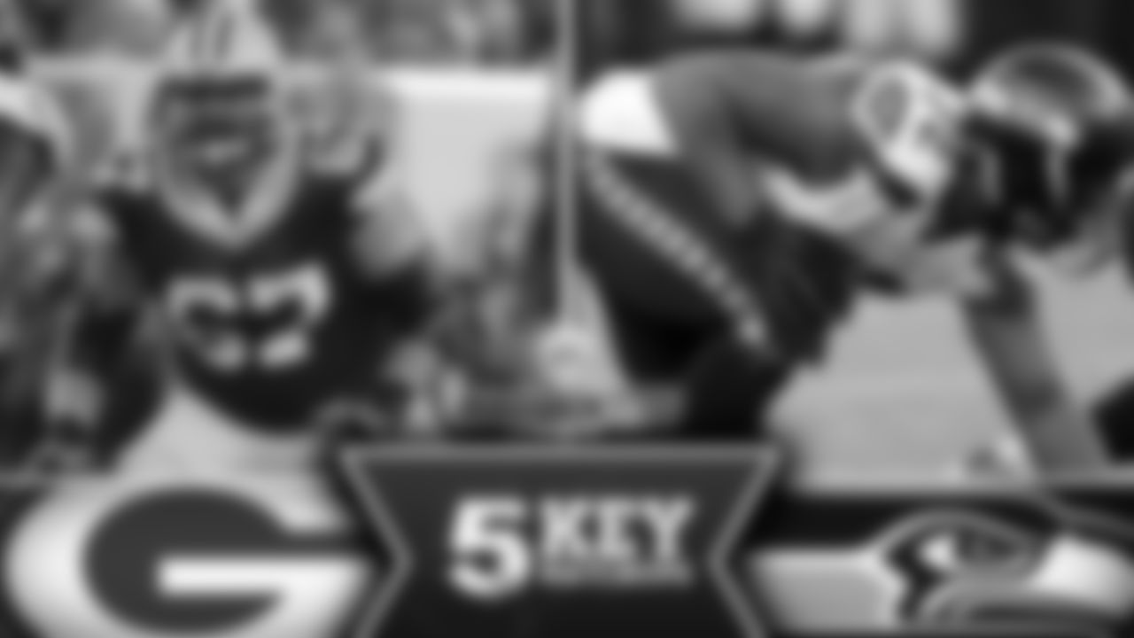 Don Barclay vs. Michael Bennett – With Bryan Bulaga out due to a knee injury, Barclay is the top candidate to replace him at right tackle, and Bennett is Seattle's top defensive lineman. Bennett moves around and lines up in different spots across the defensive front, but it would be primarily Barclay's job to block him.