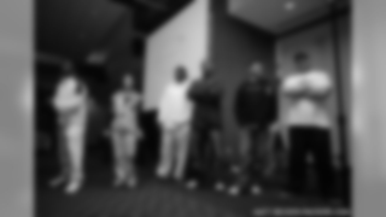 James Jones, Jermichael Finley, Ruvell Martin, Mason Crosby and Scott Wells