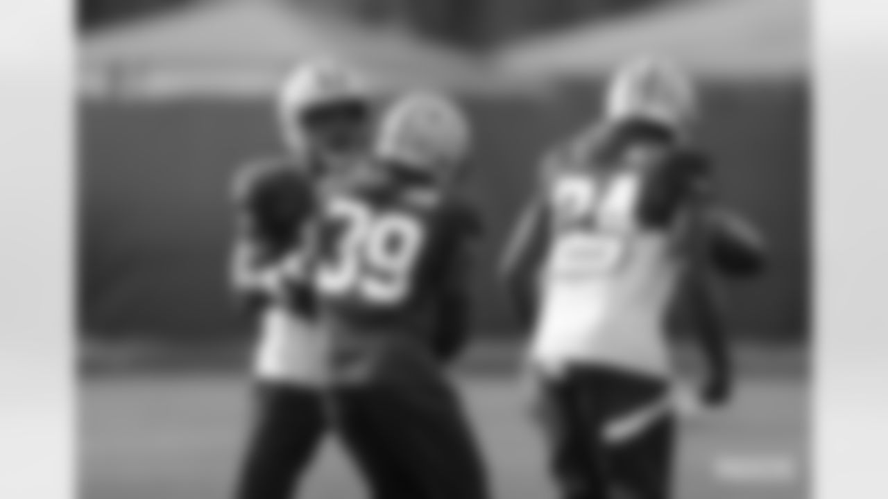 S Adrian Amos, CB Chandon Sullivan and S Raven Greene