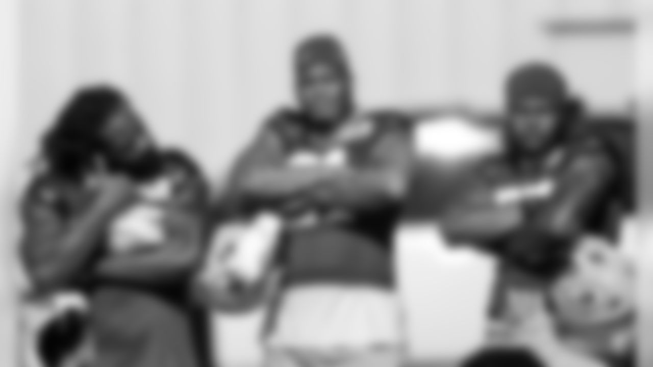 LBs Za'Darius Smith, Preston Smith & Rashan Gary