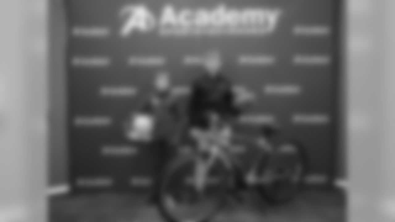 The Carolina Panthers and United Way partner with Academy Sports to give a $200 hoping spree to several area middle school children on Tuesday, Dec. 4, 2018 in Concord, NC.
