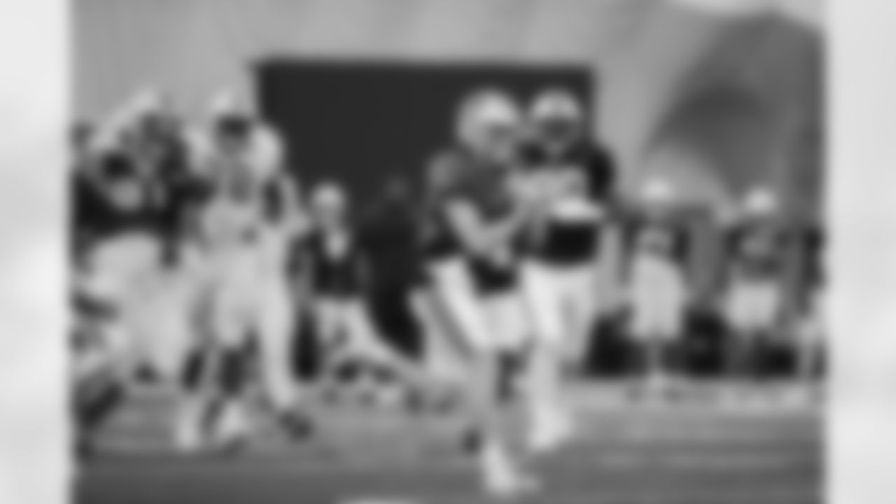 View photos of Sam Darnold from the preseason and training camp in Carolina.