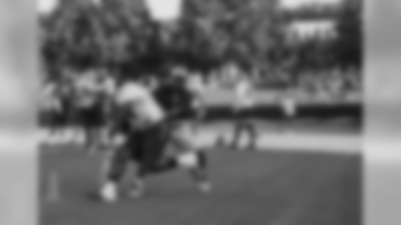 RB DeAngelo Williams and Running Backs Coach Jim Skipper