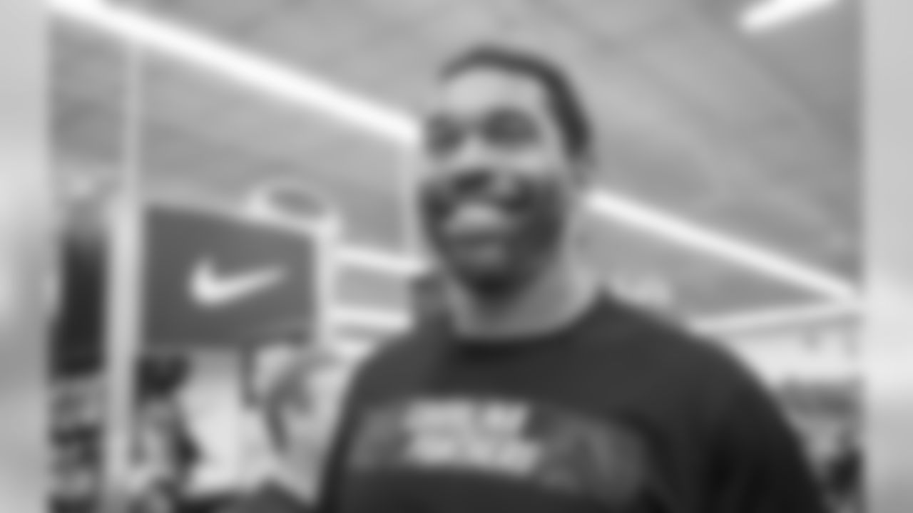 The Carolina Panthers and United Way partner with Academy Sports to give a $200 hoping spree to several area middle school children on Tuesday, Dec. 4, 2018 in Concord, NC.