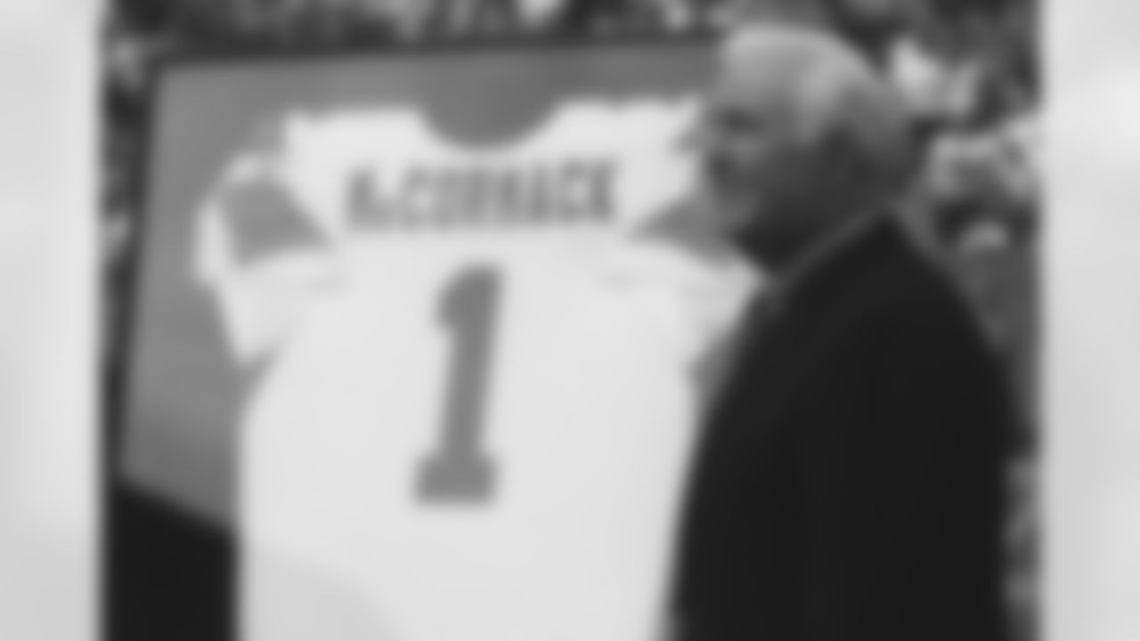 Inducted into the Hall of Fame in 1984, the late Mike McCormack played for the Cleveland Browns from 1954-62 and was head coach of the Eagles, Colts and Seahawks. He was Carolina's first team president and general manager from 1993-97, was enshrined in the Panthers Hall of Honor and has a statue outside of Bank of America Stadium.