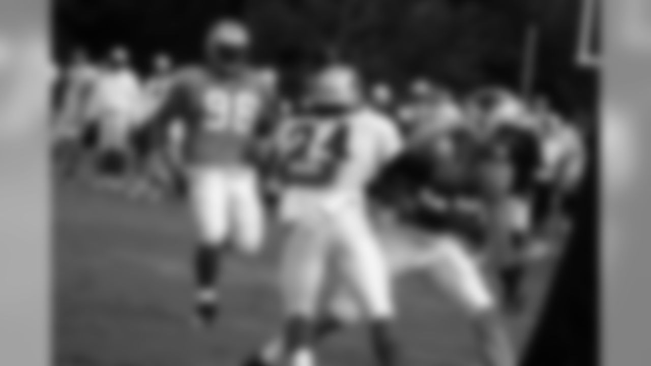 DT Ron Edwards, LB Luke Kuechly and RB DeAngelo Williams