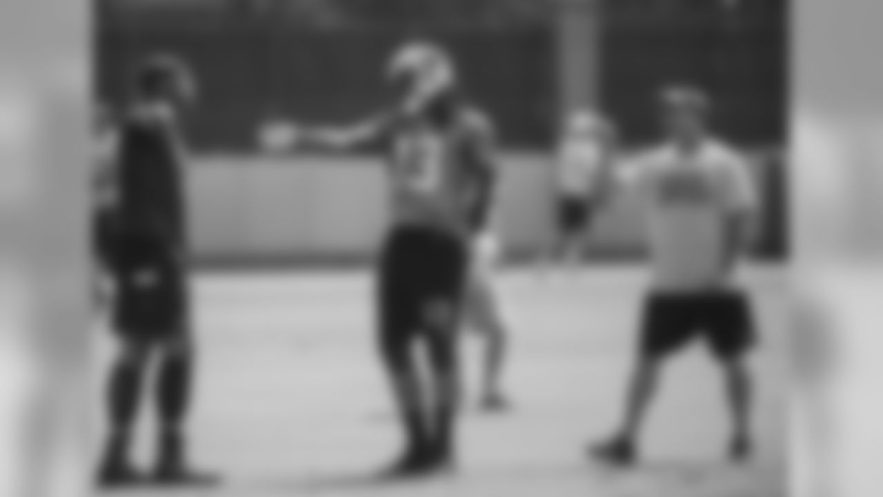 QB Cam Newton, WR Kelvin Benjamin, and WR Coach Ricky Proehl