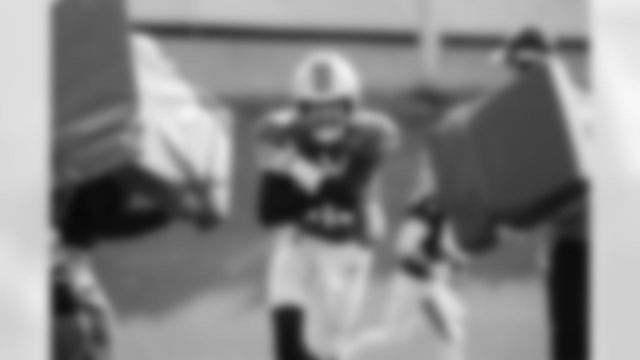 View photos from Wednesday's practice as the Panthers prepare to take on the Patriots in Week 9.