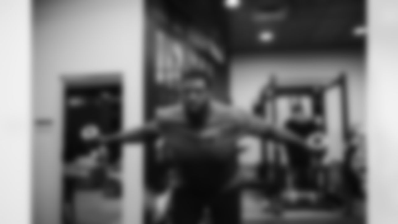 Offseason workouts in the weight room