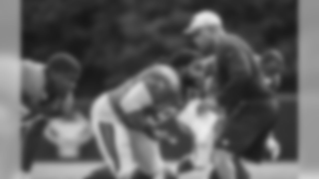 DT Colin Cole and Defensive Line Coach Eric Washington