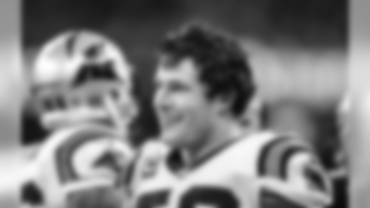 Luke Kuechly at the game against the Saints on Sunday, Dec. 30, 2018.