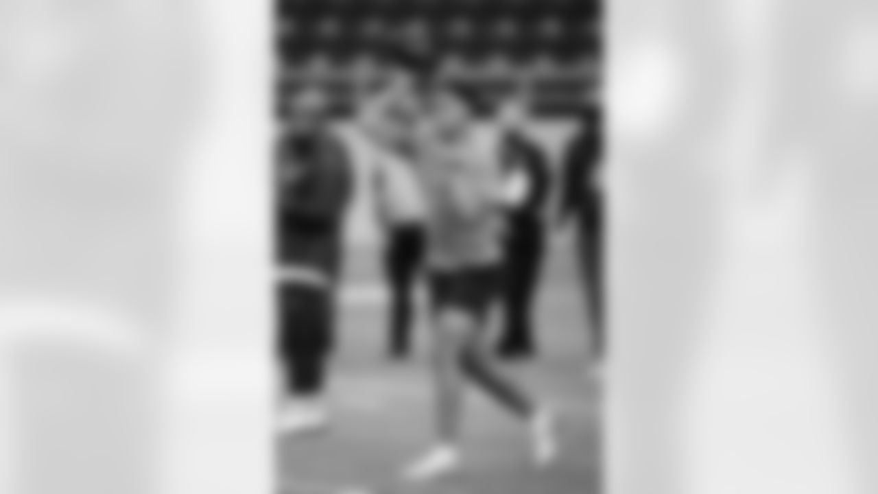 North Dakota State quarterback Trey Lance throws at the school's football NFL Pro Day Friday, March, 12, 2021, in Fargo, North Dakota. (AP Photo/Andy Clayton- King)