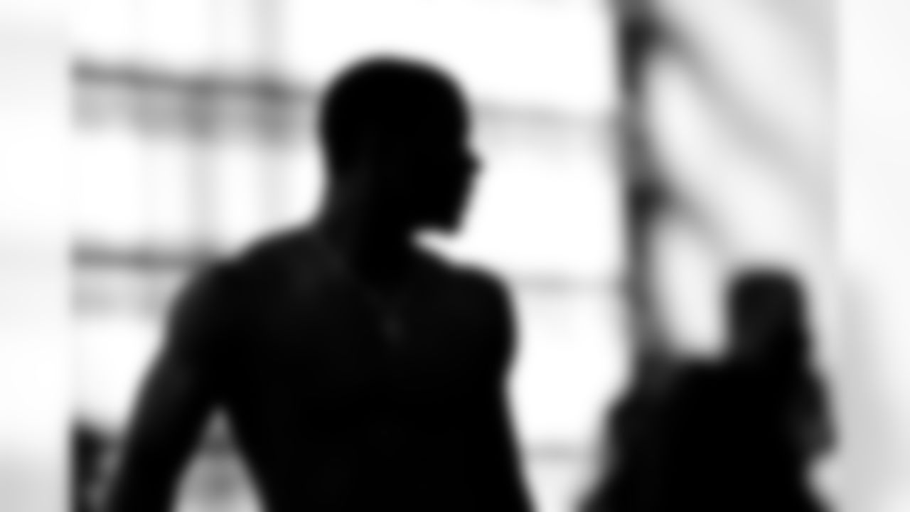 North Carolina wide receiver Dazz Newsome participates in the school's Pro Day football workout for NFL scouts in Chapel Hill, N.C., Monday, March 29, 2021. (AP Photo/Gerry Broome)