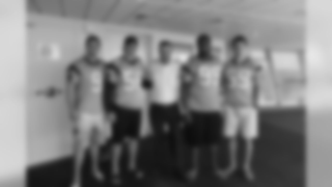 Graham Gano, A.J. Klein, Kawann Short, Luke Kuechly
