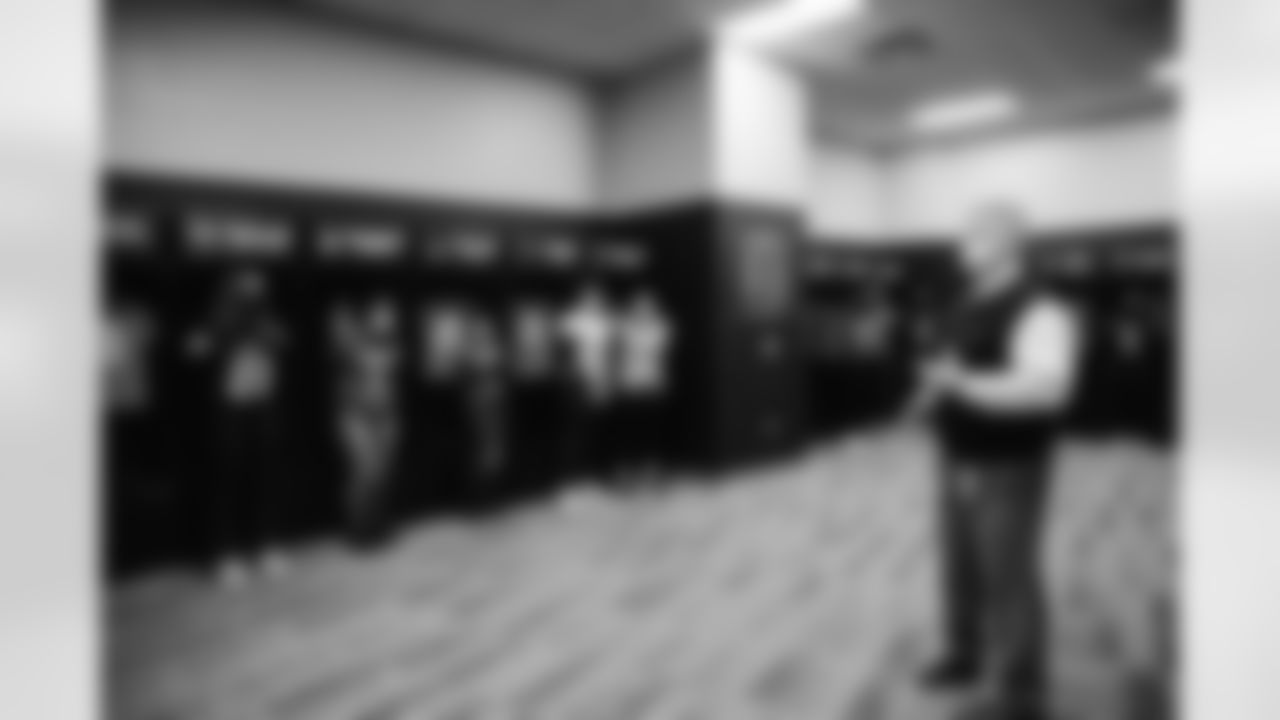 The Panthers held a special event for National Girls and Women's Sports Day, announcing the launch of a new Girls High School Flag Football league and empowering young women with a special photo shoot in their uniforms.
