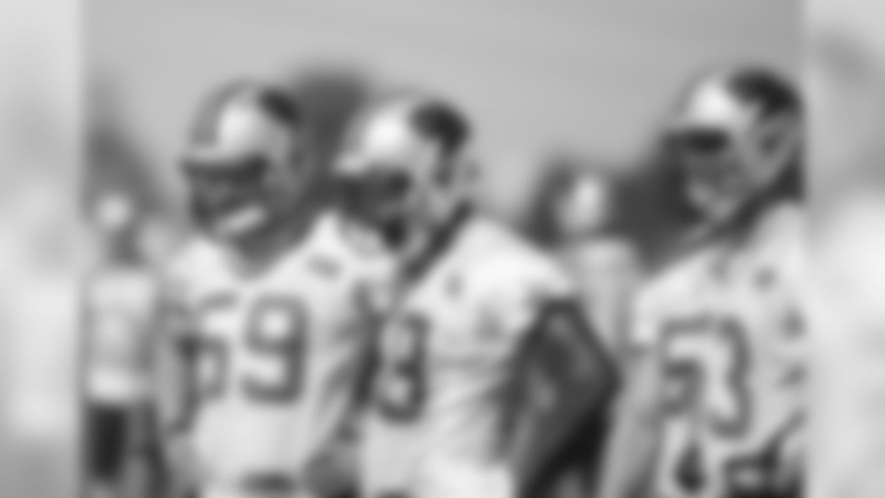 LBs Luke Kuechly, Thomas Davis, Sr. and Ben Jacobs