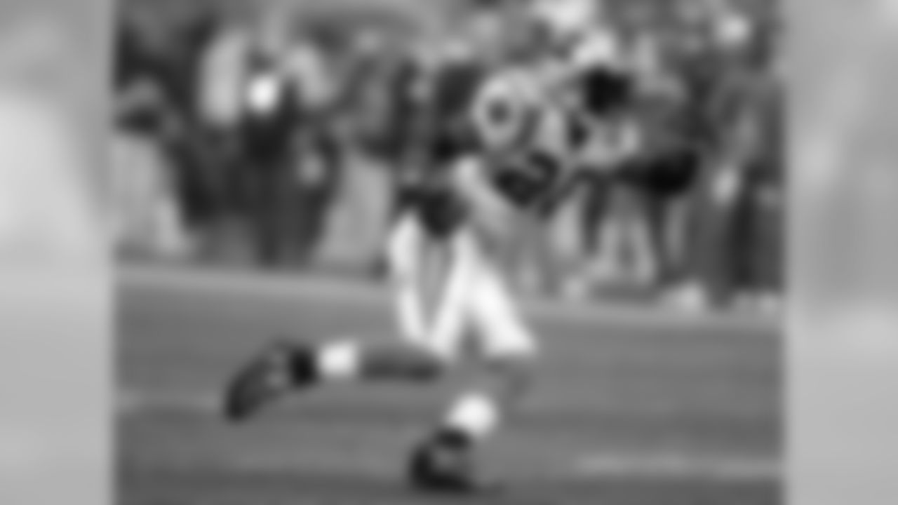 In 2002, the Panthers used the 34th overall pick to draft running back DeShaun Foster in the second round. Foster led the Panthers in rushing yards each year from 2005-2007, and scored two of Carolina's most memorable post-season touchdowns in the 2003 NFC Championship and Super Bowl 38.
