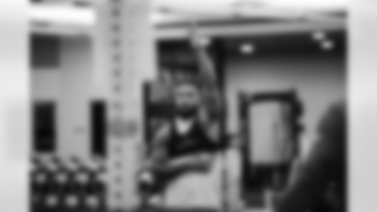 Offseason workouts in the weight room