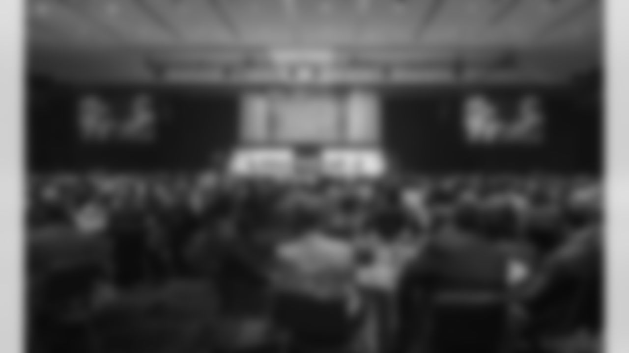 Scene inside the Charlotte Convention Center ballrooom.