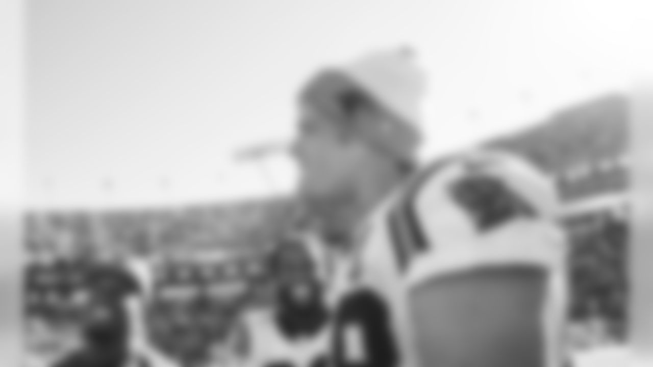 RB Jonathan Stewart, CB Charles Godfrey and TE Greg Olsen