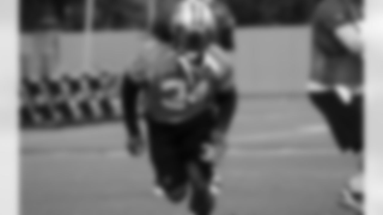 Running back DeAngelo Williams runs a route.