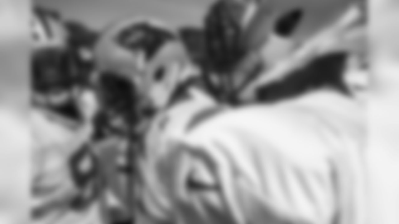Defensive Line Huddle