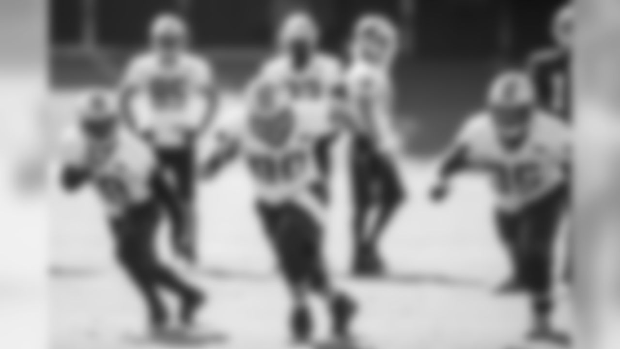 WR Damiere Byrd, TE Scott Simonson and FB Mike Tolbert