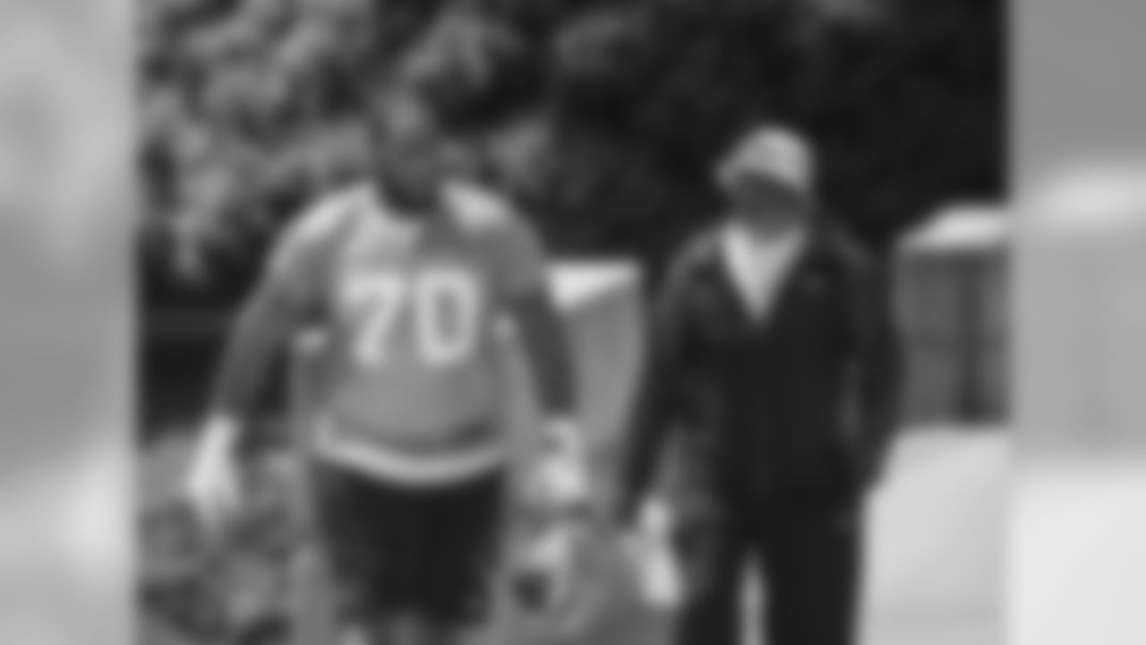 G Trai Turner and Pro Scout Clyde Powers