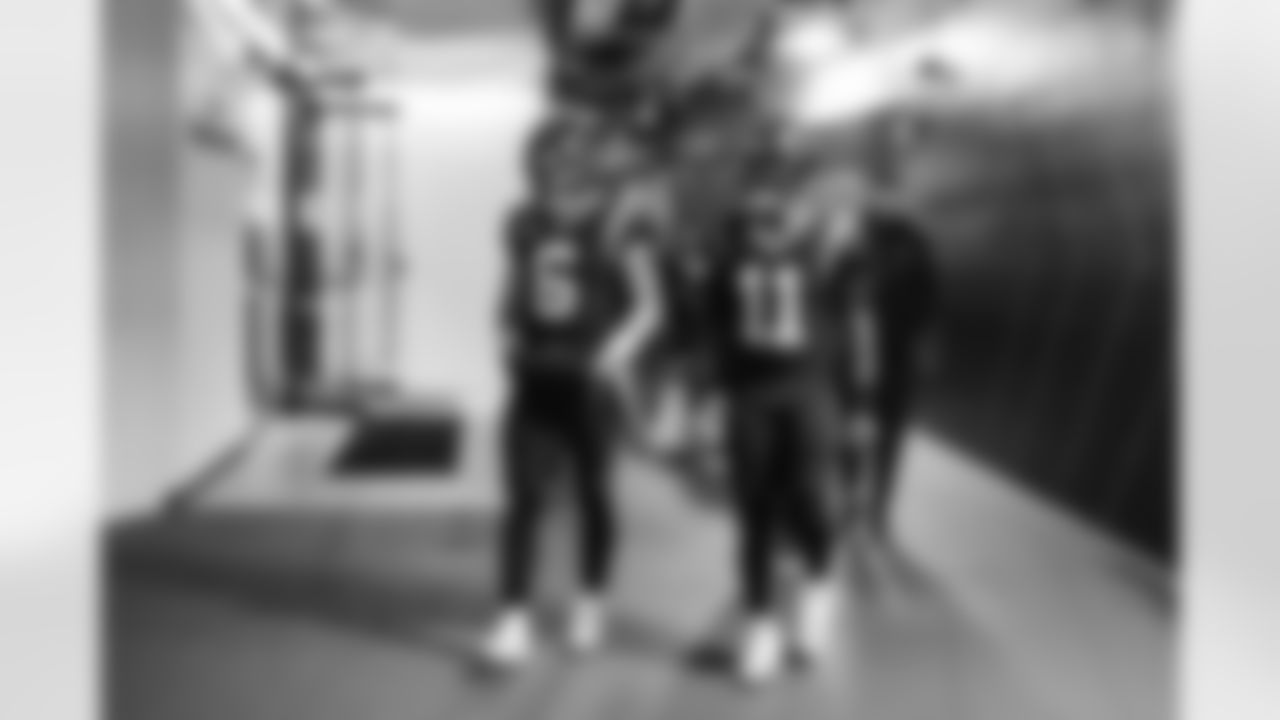 QB - 6 - Baker Mayfield
QB - 11 - P.J. Walker