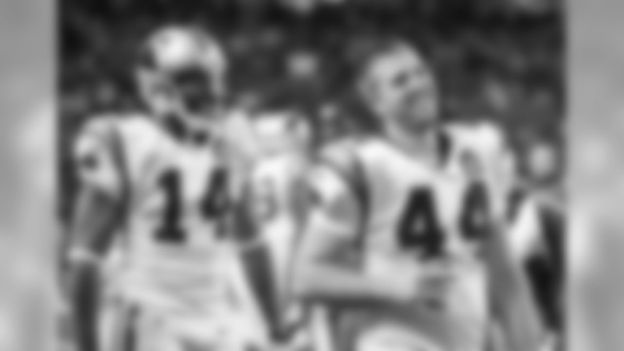 QB Joe Webb and LS J.J. Jansen