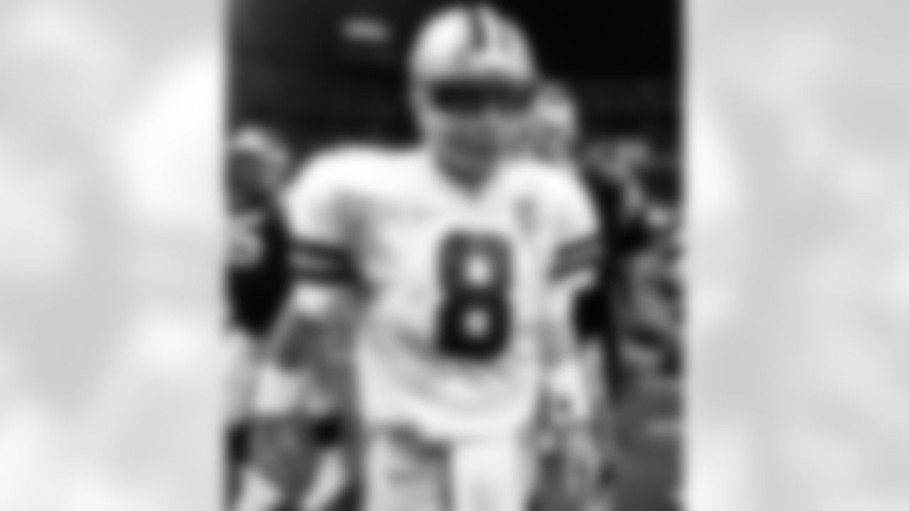 Dallas Cowboys quarterback Troy Aikman walks off the field at Texas Stadium, Monday night, Dec. 8, 1997, in Irving, Texas, after the Cowboys lost to the Carolina Panthers 23-13. ( AP Photo/LM Otero)