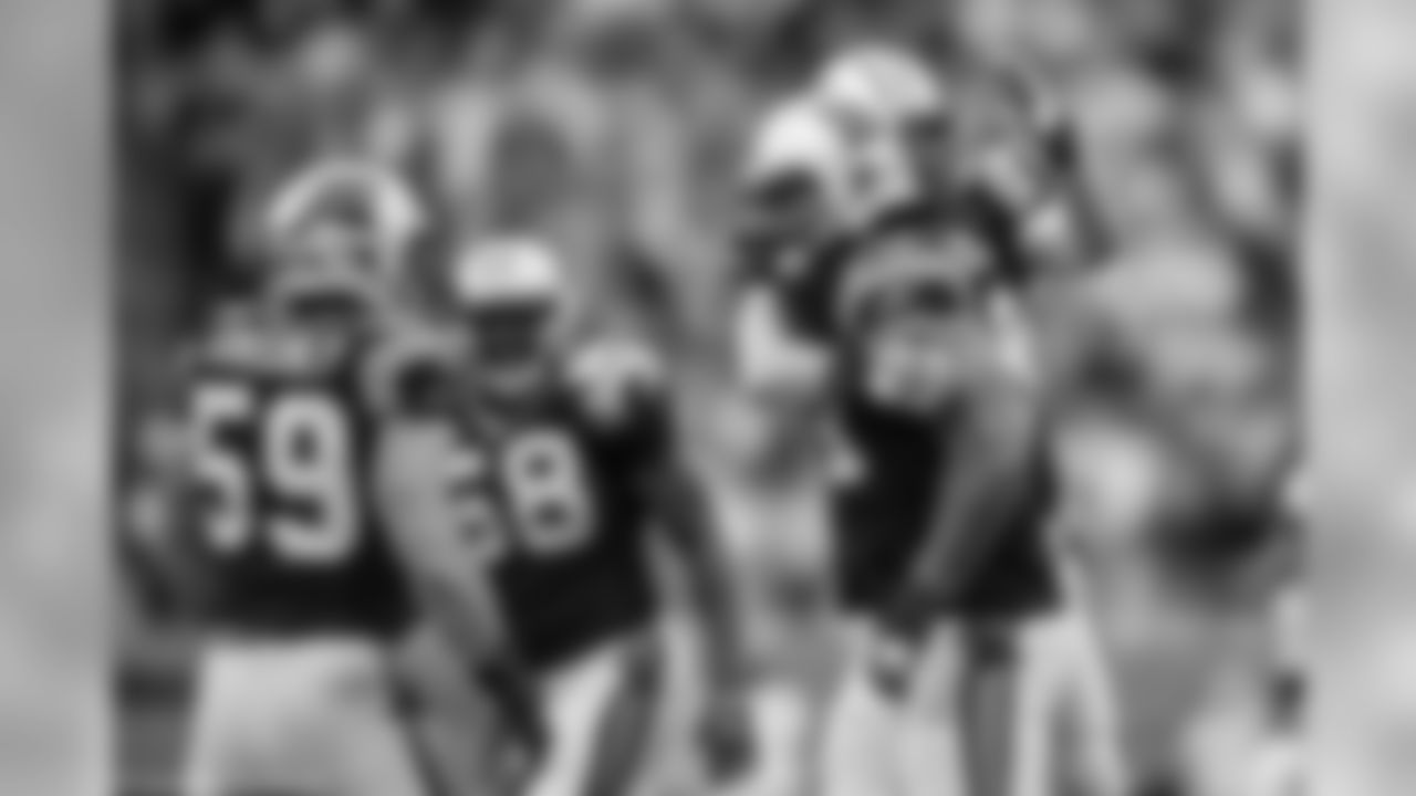 LB Luke Kuechly, LB Thomas Davis, Sr., DT Star Lotulelei and DE Jared Allen